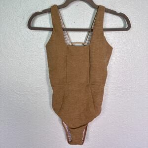 Resin Obsidian x Free People Swimsuit Women Small One Piece Boho Cheeky Swimwear